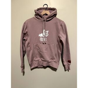 CHNGE Growth is a Process Sweatshirt Hoodie Cotton Women's Purple Size Small